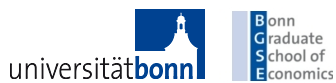 Bonn Graduate School of Economics (BGSE) Applicants to BSGE