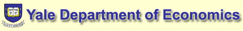 Yale University, Department of Economics Professor Any Level